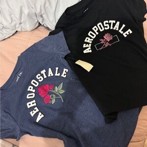 Aeropostale new Shirts - Black and Blue